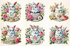 Easter Bunny Clipart Bundle - CraftNest - Digital Crafting and Art
