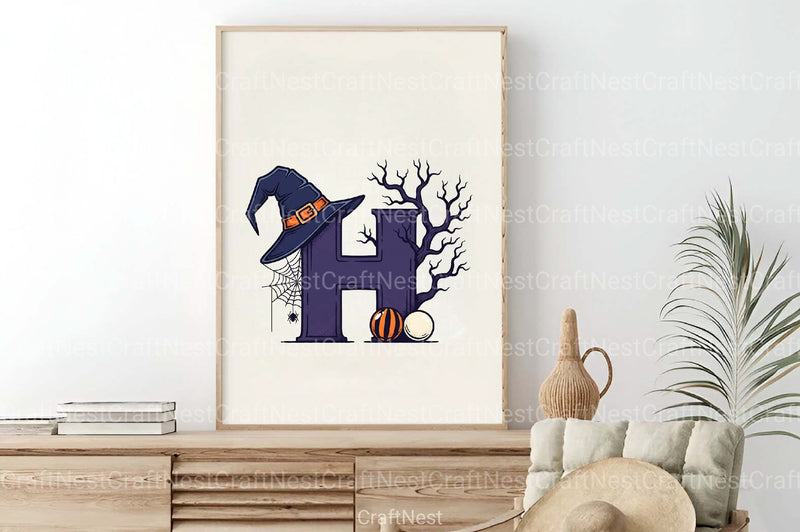 Halloween Alphabet Clipart Bundle 35 - CraftNest - Digital Crafting and Art