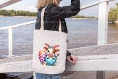 Easter Cow on Cracked Egg Clipart Bundle 99 - CraftNest - Digital Crafting and Art