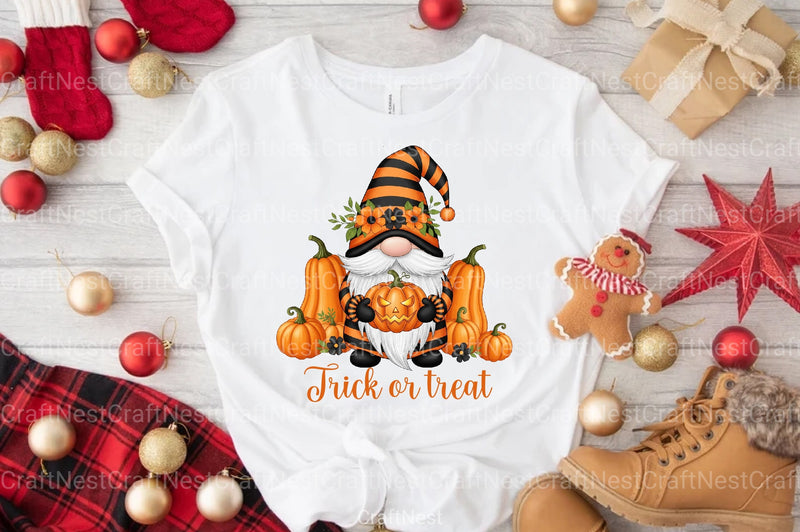 Trick or Treat Gnome Clipart Bundle - CraftNest - Digital Crafting and Art