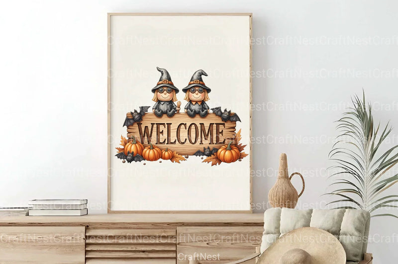 Halloween Witches Clipart Bundle 1 - CraftNest - Digital Crafting and Art