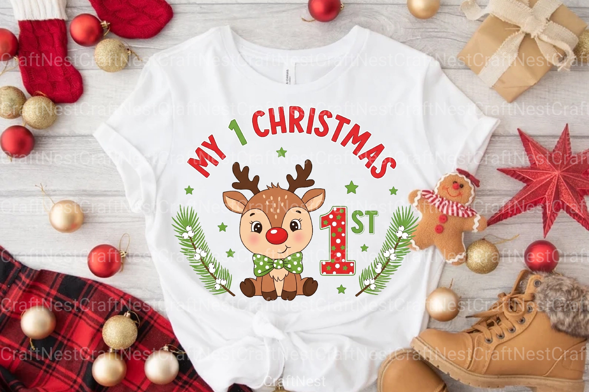 My First Christmas Clipart Bundle - CraftNest - Digital Crafting and Art