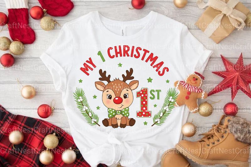 My First Christmas Clipart Bundle - CraftNest - Digital Crafting and Art