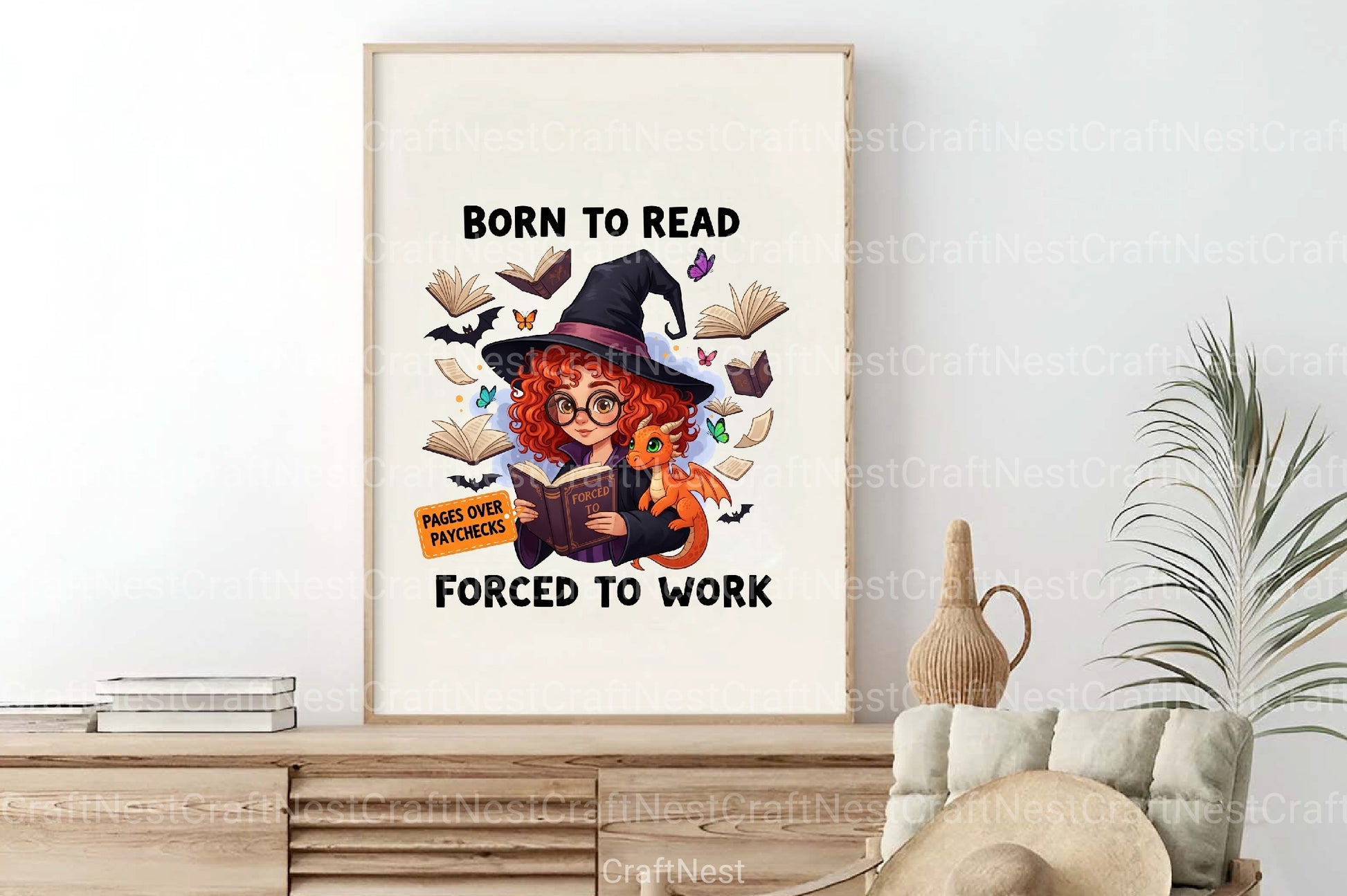 Born to Read Graphic Clipart Bundle - CraftNest - Digital Crafting and Art