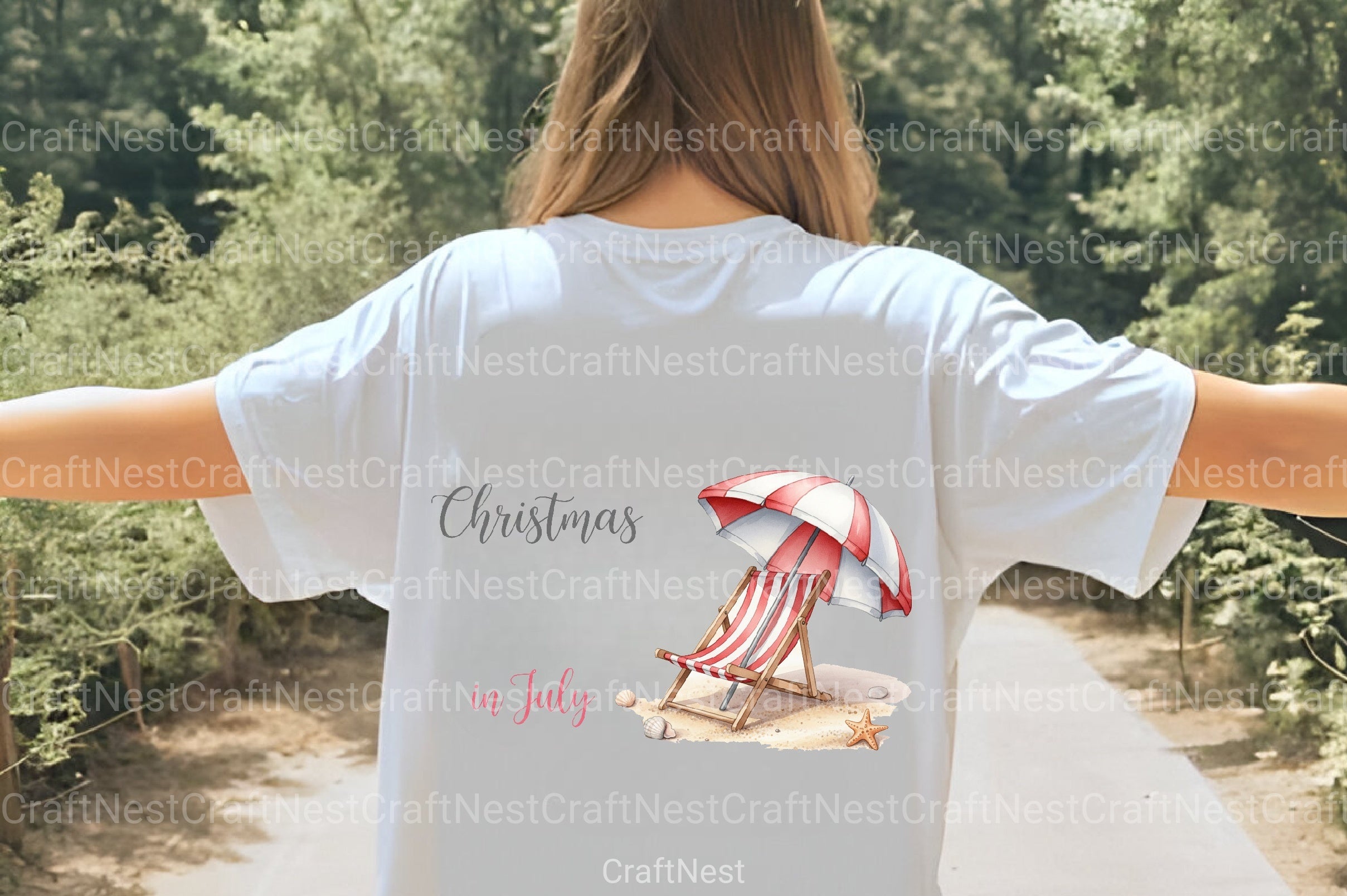 Christmas in July Funny Clipart Bundle 3 - CraftNest - Digital Crafting and Art