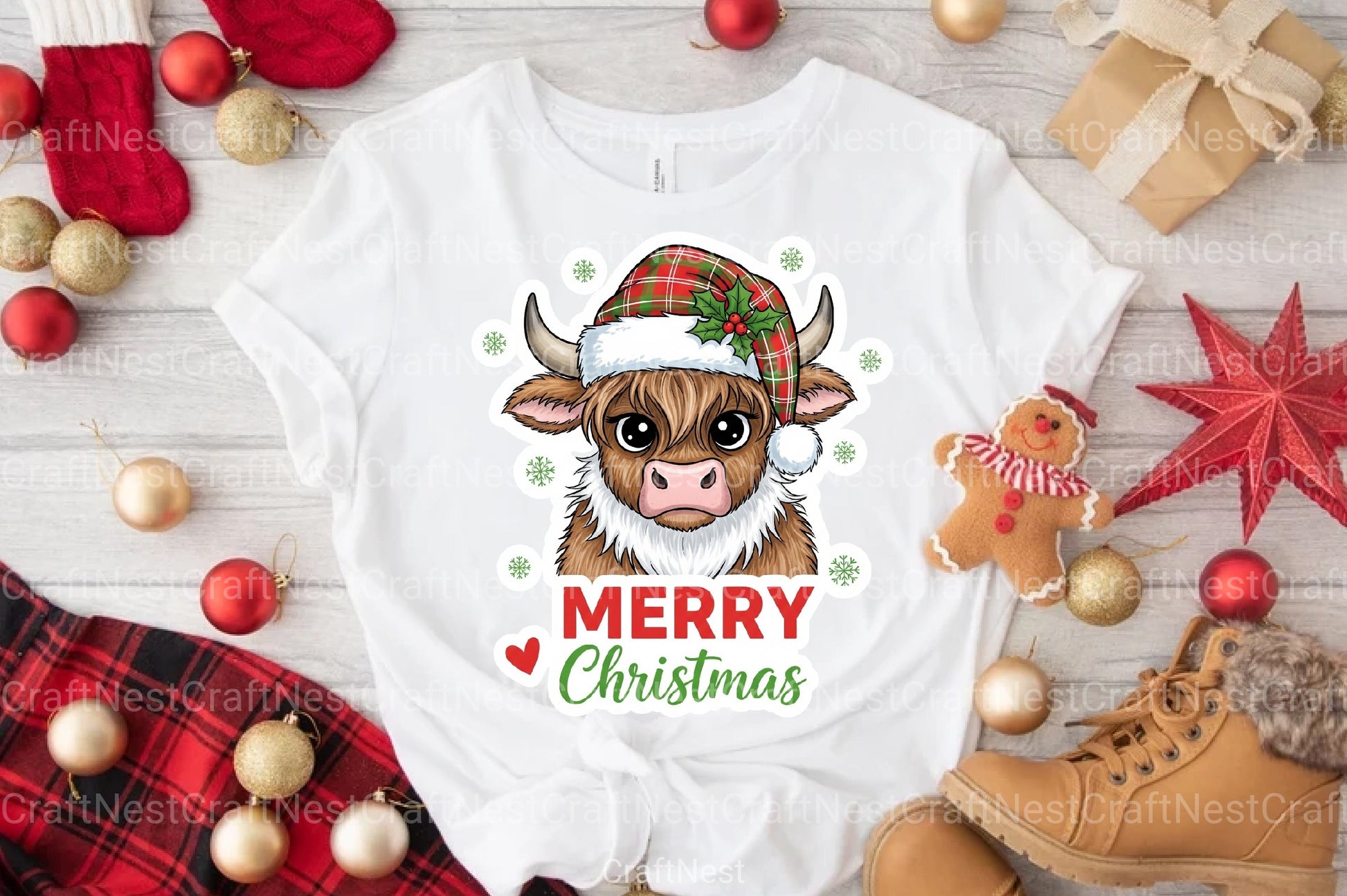 Merry Christmas Sticker Clipart Bundle - CraftNest - Digital Crafting and Art