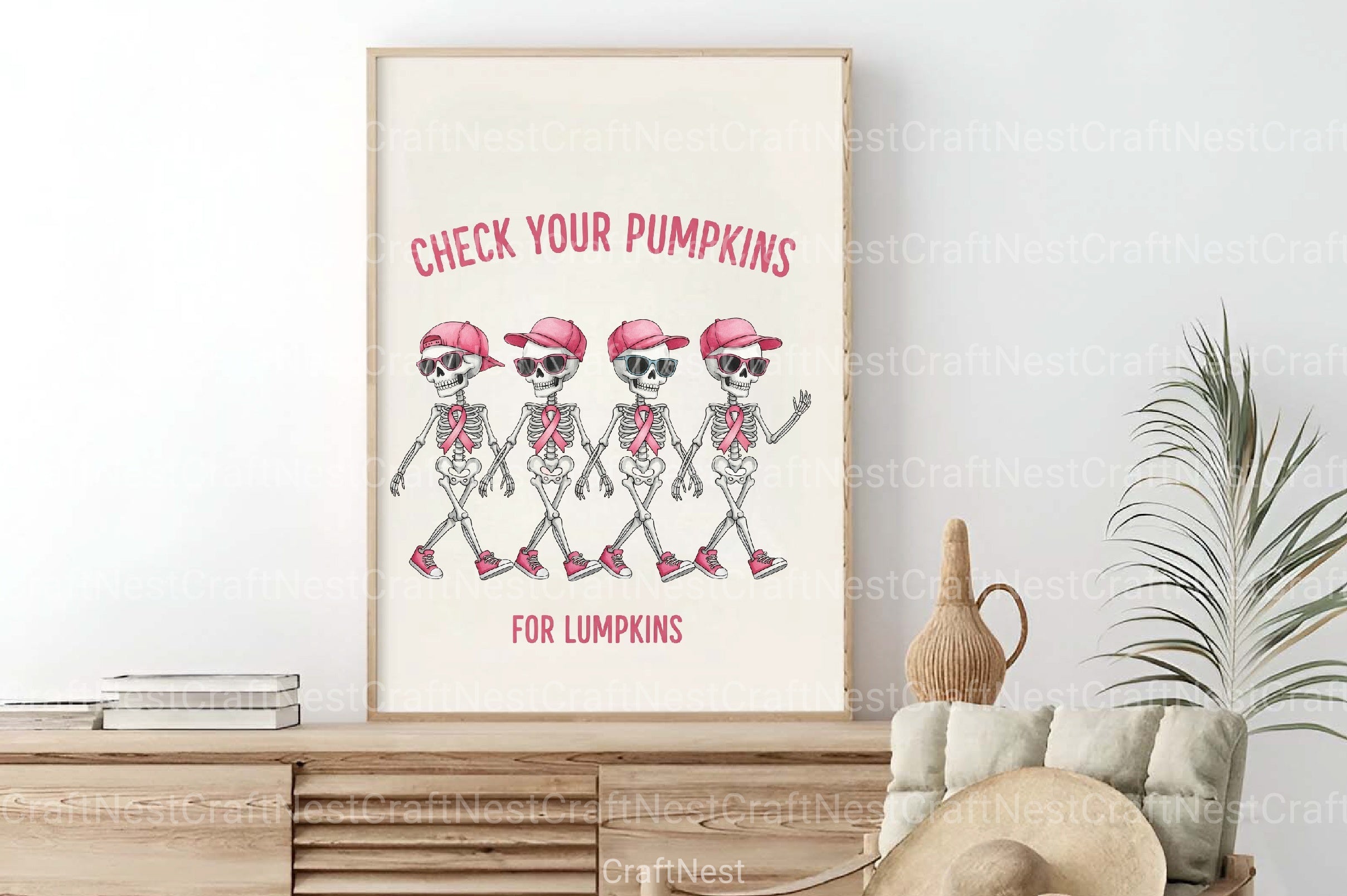Halloween Breast Cancer Clipart Bundle 8 - CraftNest - Digital Crafting and Art