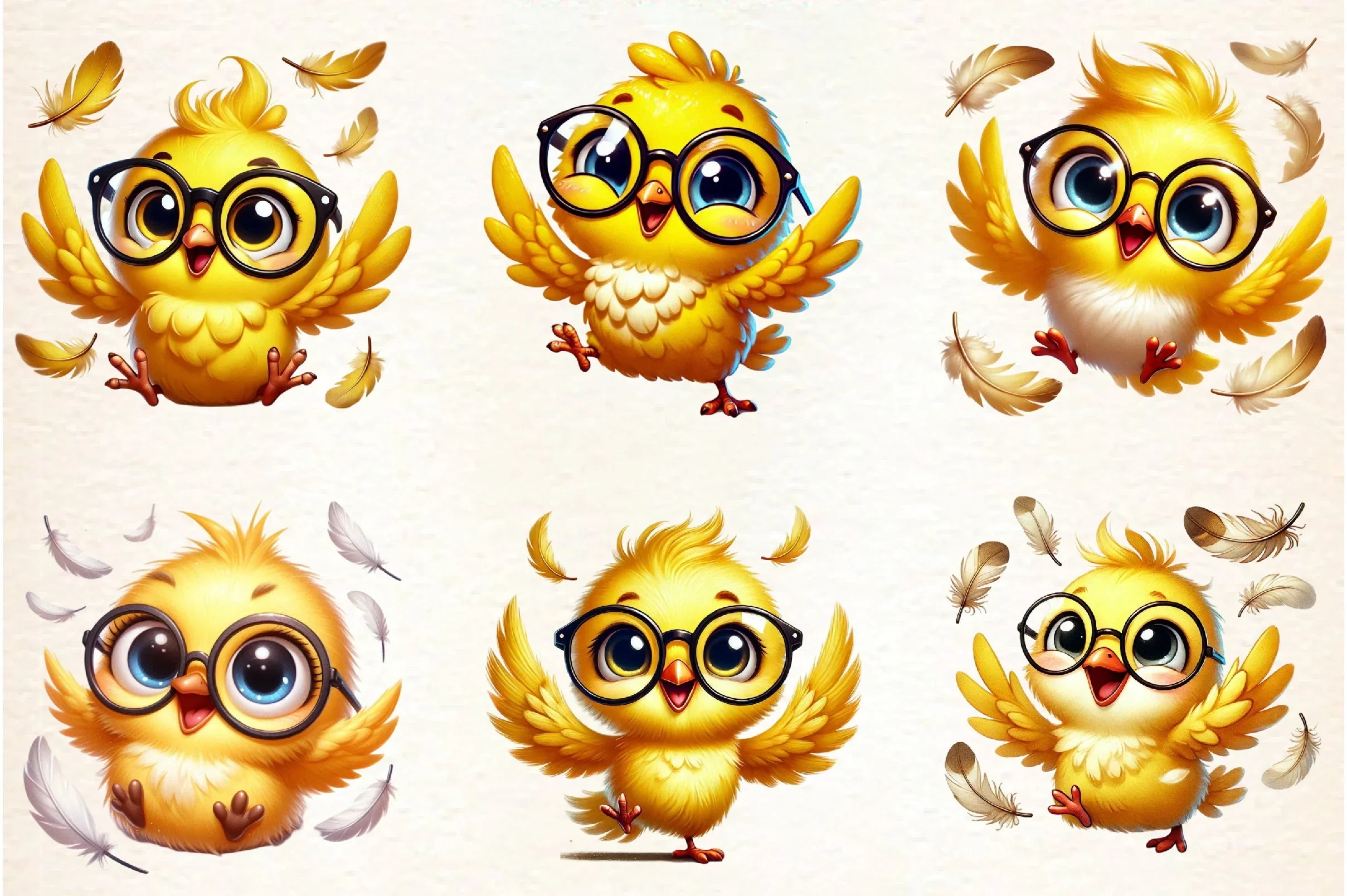 Funny Birds Clipart Bundle - CraftNest - Digital Crafting and Art