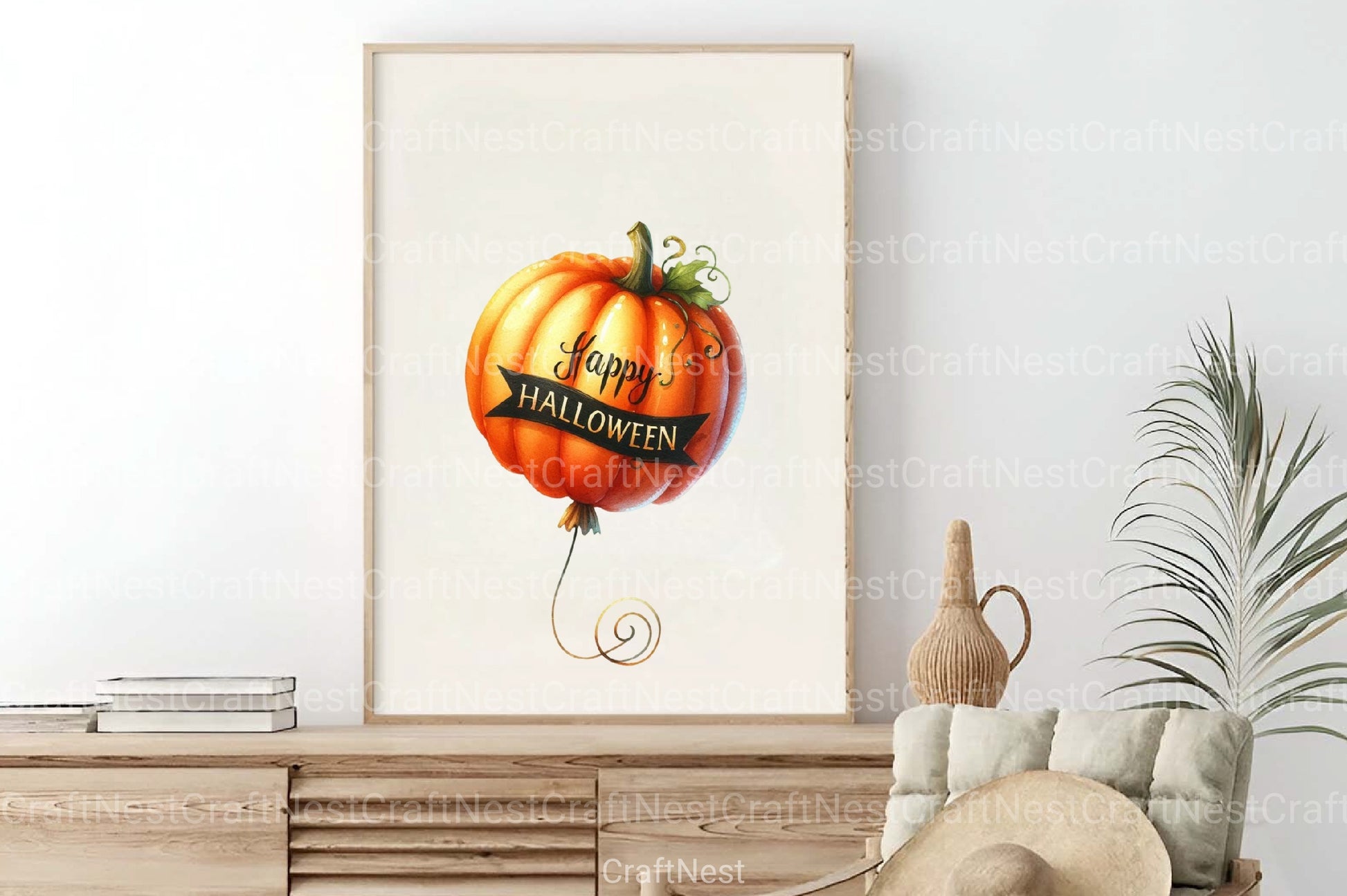 Happy Halloween Bloo Clipart Bundle - CraftNest - Digital Crafting and Art