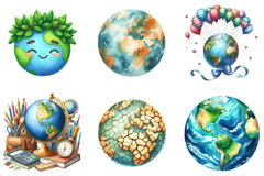 Earth Free Clipart Bundle - CraftNest - Digital Crafting and Art