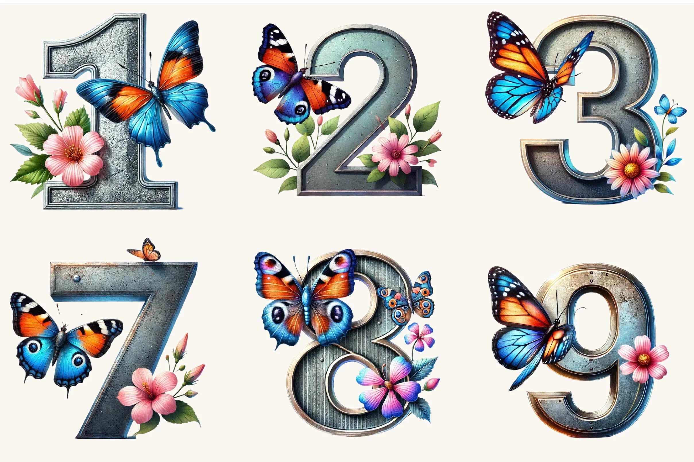 Spring Alphabet Clipart Bundle - CraftNest - Digital Crafting and Art