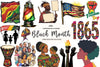 Juneteenth 1865 Black History Month Clipart Bundle