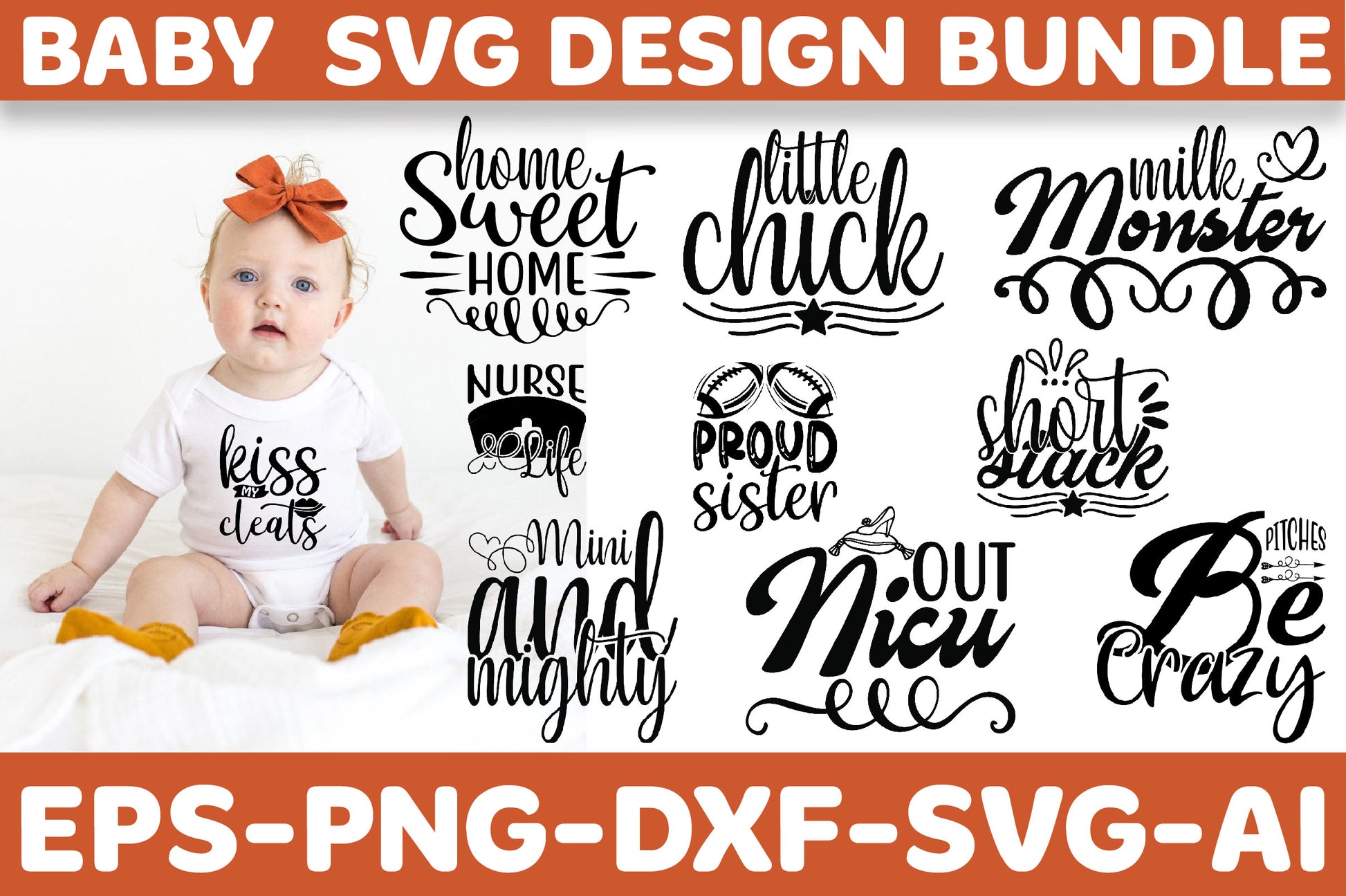 Baby SVG Bundle 15 - CraftNest - Digital Crafting and Art