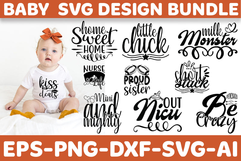 Baby SVG Bundle 15 - CraftNest - Digital Crafting and Art
