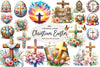 Pastel Christian Easter Clipart Bundle