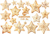 Christmas Cookie Star Clipart Bundle