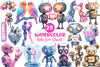 Robo Love Clipart Bundle