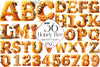 Honey Bee Alphabet Number Clipart Bundle