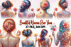 Beautiful Woman Rear View Clipart Bundle