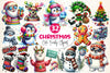 Cute Funky Christmas Clipart Bundle