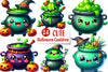 Halloween Cauldron Clipart Bundle
