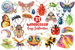 Bugs Clipart Bundle - CraftNest - Digital Crafting and Art
