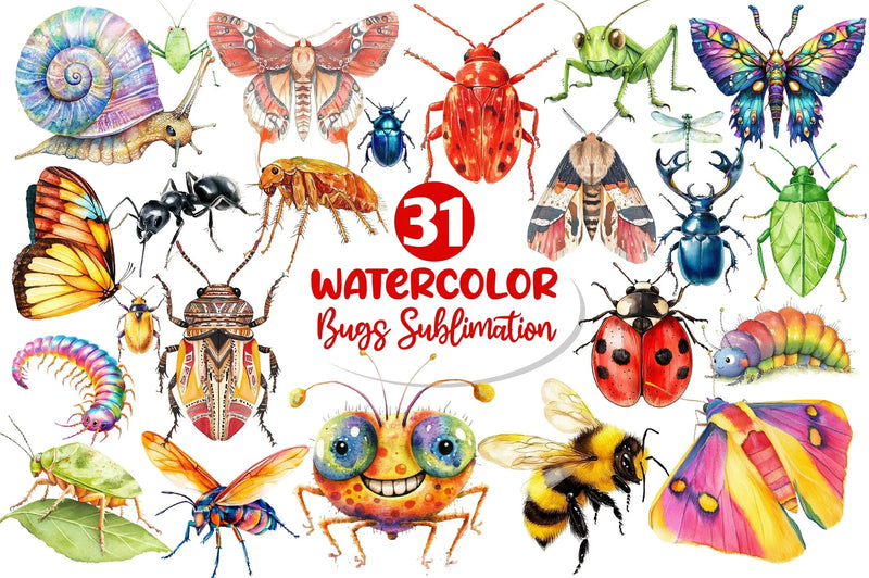 Bugs Clipart Bundle - CraftNest - Digital Crafting and Art