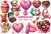Pink Valentines Day Clipart Bundle