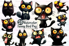 Crazy Cats Clipart Bundle - CraftNest - Digital Crafting and Art