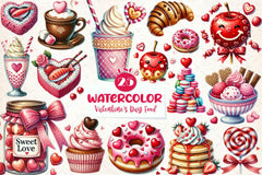 Valentine'S Day Food Clipart Bundle 1 - CraftNest - Digital Crafting and Art