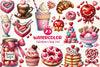 Valentine's Day Food Clipart Bundle 1