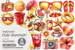 Summer Clipart Bundle 11 - CraftNest - Digital Crafting and Art