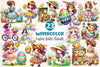 Easter Girls Clipart Bundle 2