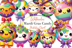 Mardi Gras Candy Clipart Bundle - CraftNest - Digital Crafting and Art