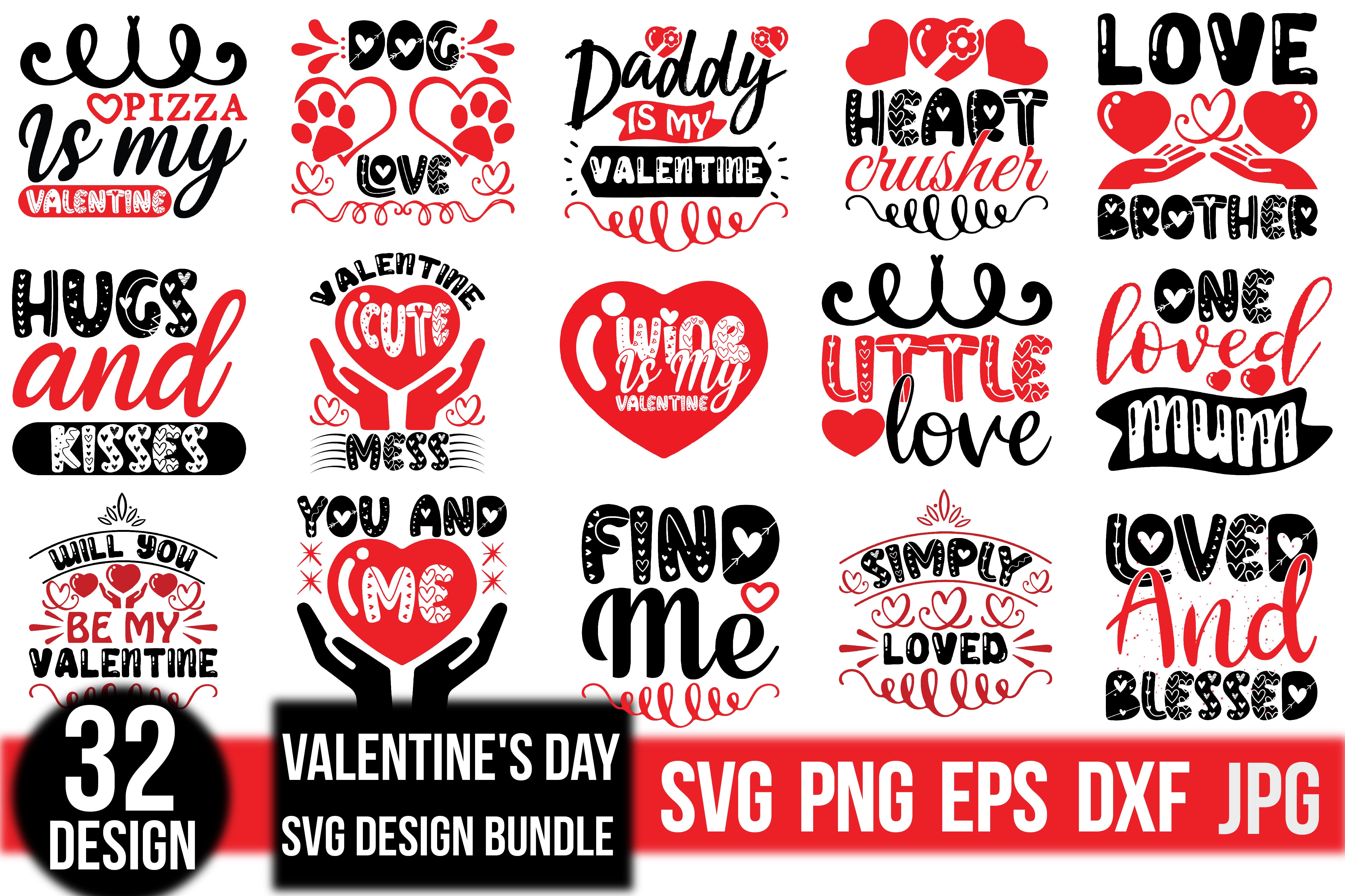 Valentine's Day SVG Bundle 18 - CraftNest - Digital Crafting and Art