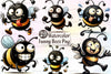 Funny Bees Clipart Bundle