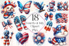 Fourth Of July Clipart Bundle
