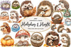 Hedgehog & Hoglet Clipart Bundle