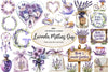 Lavender Mothers Day Clipart Bundle 1
