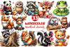Woodland Animals Cute Baby Animals Clipart Bundle 2