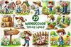 Spring Farmer Clipart Bundle 7