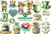 Pastel Patricks Day Clipart Bundle