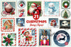 Christmas Stamps Clipart Bundle