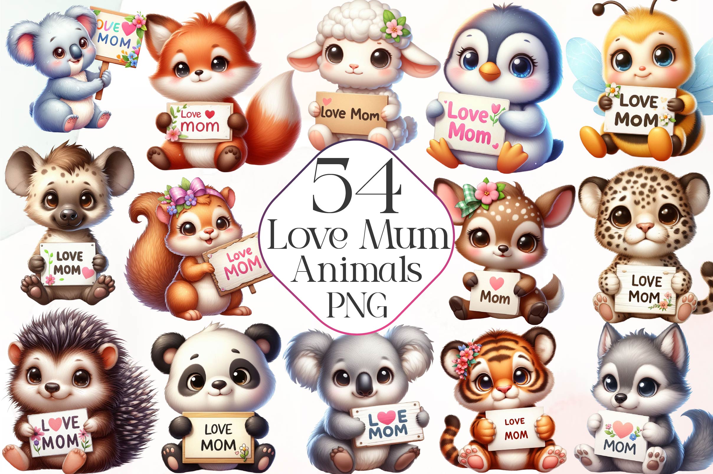 Mothers Day Love Mum Clipart Bundle - CraftNest - Digital Crafting and Art