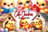 Cute Chicken Clipart Bundle
