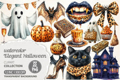 Elegant Halloween Clipart Bundle 2 - CraftNest - Digital Crafting and Art