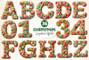 Christmas Gingerbread Alphabet Clipart Bundle 6