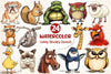 Funny Grumpy Animals Clipart Bundle 4