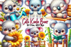 Cute Koala Bear Clipart Bundle