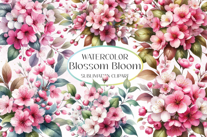 Blossom Bloom Clipart Bundle - CraftNest - Digital Crafting and Art